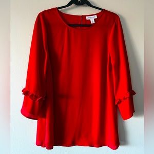 MOTHERHOOD MATERNITY Red Blouse SIZE MEDIUM